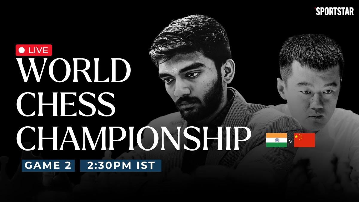 World Chess Championship 2024 LIVE Updates, Game 2 Gukesh eyes revenge